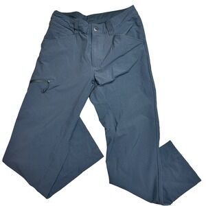 Patagonia Mens Cargo Pants Gray Nylon Spandex Size 30 Outdoor Hiking